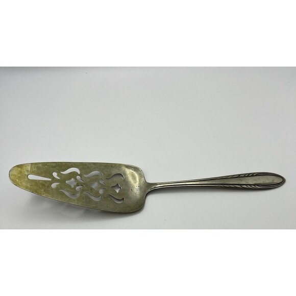 National Silver Co Vintage Flame Viceroy Silver Plate Pie Cake Server - Picture 1 of 5